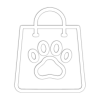 Tama County Humane Society Icon bag with paw print